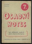 Osadní notes 7.  - náhled