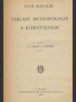 Základy meteorologie a klimatologie - náhled