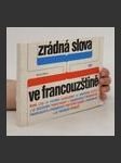 Zrádná slova ve francouzštině - náhled