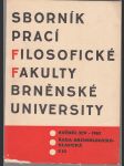 Sborník prací filosofické fakulty brněnské university / ročník XIV. - 1965 - Řada archeologicko-klasická - E10 - náhled