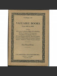 Fine and important books from 1468 to 1920 recently added to our stock … With 27 Plates and 37 Illustrations in the Text [= Gilhofer & Ranschburg Catalogue; 222] [aukce, katalog, staré knihy, rukopisy] - náhled