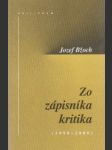 Zo zápisníka kritika 1990-2000 - náhled