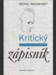 Kritický zápisník - náhled