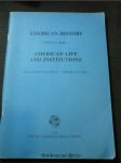 American life and institutions - náhled