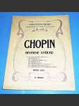 Chopin / noty : Klavír - Diverse Stücke - Variations Sur un Air national-allemand - náhled