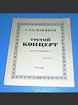 Rachmaninov / noty : klavír - Třetí koncert Op.30 - náhled