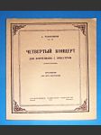 Rachmaninov / noty : klavír - Čtvrtý koncert Op.40 - náhled