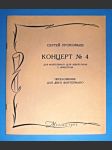 Prokofiev / noty : Klavír : Koncert č.4, Op.53 - náhled