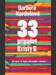 33 prípadov Kristy B - náhled