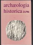 Archaeologia historica 21/96 - náhled