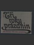 Tři roky prázdnin - náhled