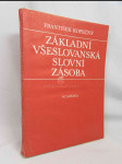 Základní všeslovanská slovní zásoba - náhled