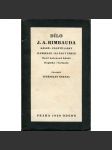 Dílo J. A. Rimbauda [Rimbaud - Básně - Pouště lásky - Iluminace - Sezóna v pekle - Opilý koráb aj.] (typografická úprava Jindřich Štyrský) - náhled