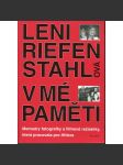 V mé paměti [Leni Riefenstahl Riefenstahlová, Hitlerova filmařka, filmová režisérka a fotografka - paměti, vzpomínky] - náhled