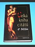 Velká kniha citátů o sexu - náhled