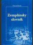 Zemplínsky slovník - náhled