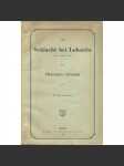 Die Schlacht bei Lobositz am 1. Oktober 1756 [bitva u Lovosic; sedmiletá válka; Prusko; Rakousko; Lovosice; mapa] - náhled