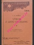 Výbor z listů luciliovi - seneca lucius annaeus - náhled