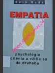 EMPATIA - psychológia cítenia a vžitia sa do druhého - BUDA Béla - náhled