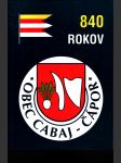 Obec cabaj-čápor 840 rokov - náhled