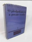 O předpokladech a povaze tvorby - náhled