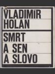 Smrt a sen a slovo - náhled