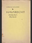 Hausrecht - Domácí právo: S devíti překlady českých básníků - náhled