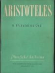 Aristoteles - o vyjadřování - náhled