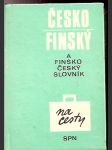 Česko finský a finsko český slovník na cesty - náhled