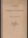 Výbor rozprav a studií Václava Vojtíška - náhled