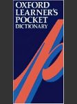 Oxford Learners Pocket Dictionary - náhled