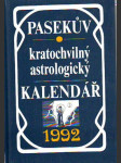 Pasekův kratochvilný astrologický kalendář 1992 - náhled