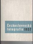 Československá fotografie 1937 - náhled