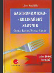 Gastronomicko-kulinářský slovní (česko-ruský/rusko-český) - náhled