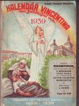 Kalendář Vincentina na rok 1939 - náhled
