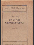 Na úsvitě národní svobody - náhled