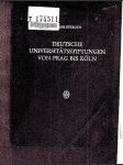 Deutsche universitätstiftungen von prag bis köln - náhled
