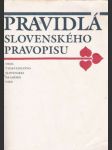 Pravidlá slovenského pravopisu - náhled