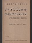 Vyučování náboženství na národních školách - náhled