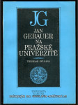 Jan Gebauer na pražské univerzitě - náhled