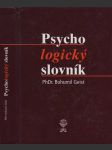 Psychologický slovník - náhled