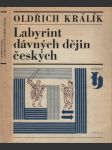 Labyrint dávných dějin českých - náhled