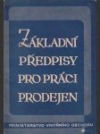 Základní předpisy pro práci prodejen - náhled