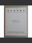 Stavba, měsíčník pro stavební umění, ročník III., 1924-1925 (časopis - moderní architektura) - náhled