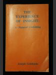 The Experience of Insight: A Natural Unfolding - náhled