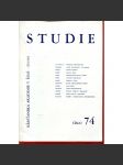 Studie, číslo 74 (exilové vydání) - náhled