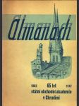 Almanach 65 let státní obchodní akademie chrudimské - náhled