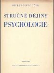Stručné dějiny psychologie - náhled