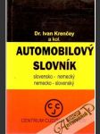 Automobilový slovník slovensko-nemecký, nemecko-slovenský - náhled