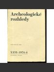 Archeologické rozhledy XXVI - 1974, č. 4. - náhled